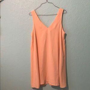 yellow chiffon dress